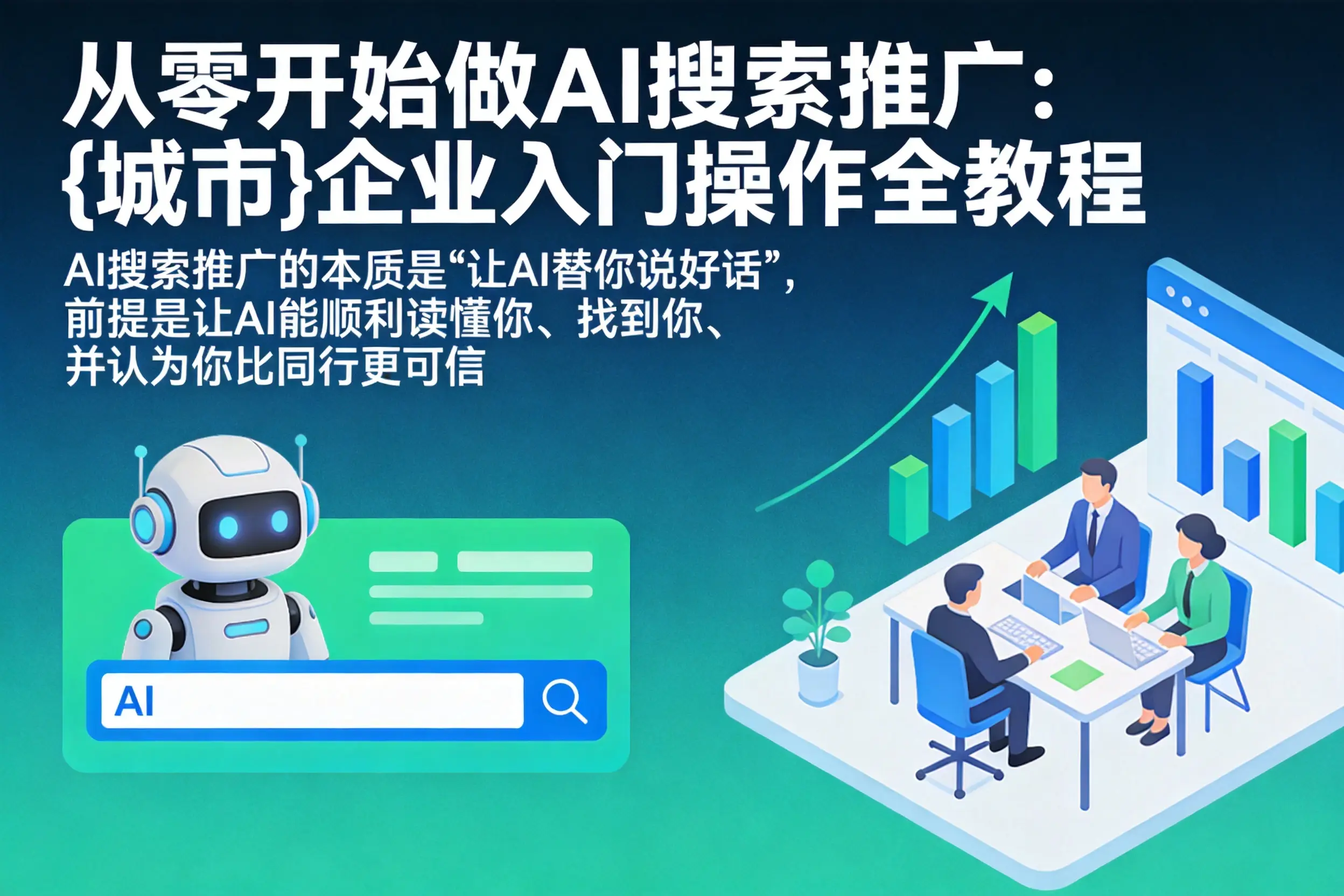 从零开始做AI搜索推广：唐山企业入门操作全教程