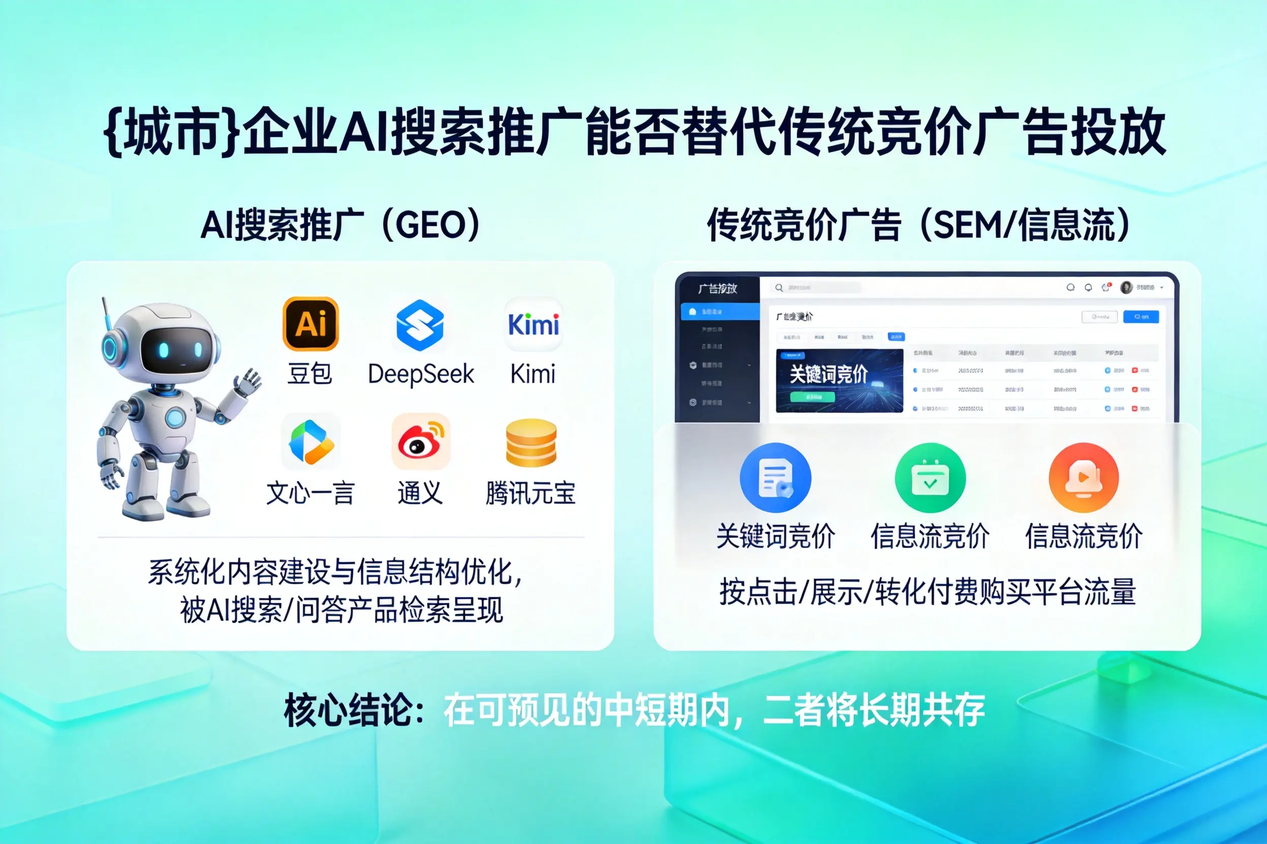 唐山企业AI搜索推广能否替代传统竞价广告投放