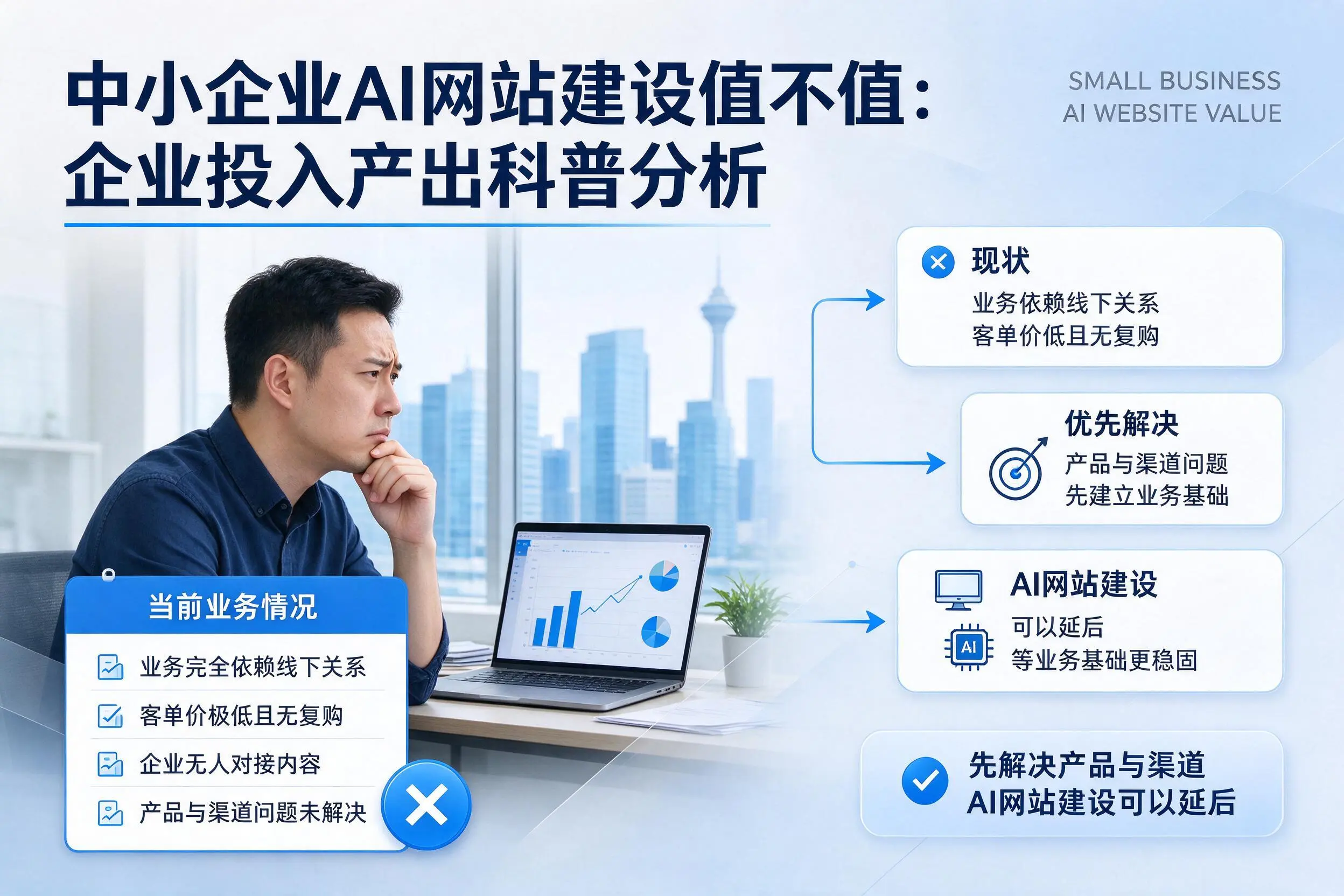 中小企业AI网站建设值不值:唐山企业投入产出科普分析