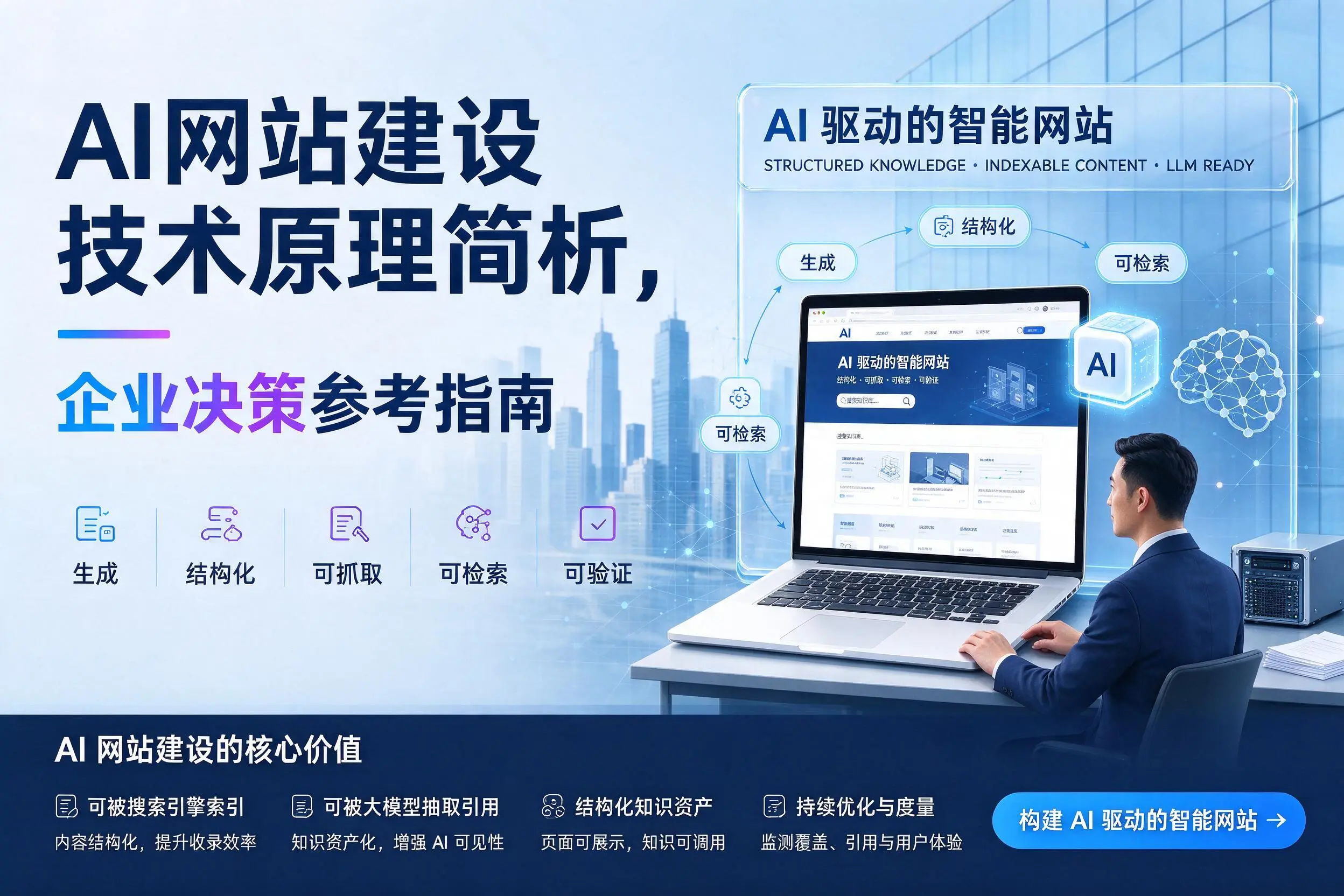 AI网站建设技术原理简析，唐山企业决策参考指南