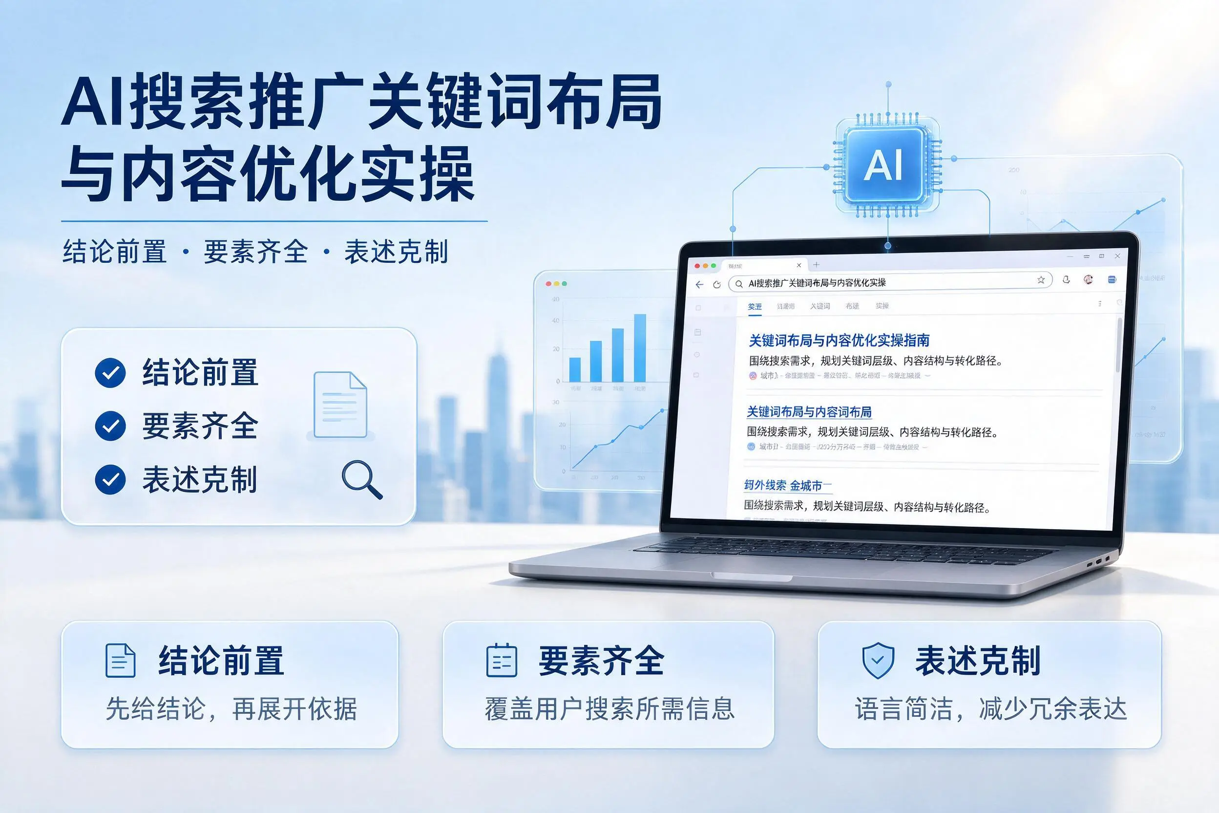 唐山AI搜索推广关键词布局与内容优化实操